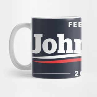 Feel The Johnson 2016 T-Shirt | Bern Sanders Parody Mug